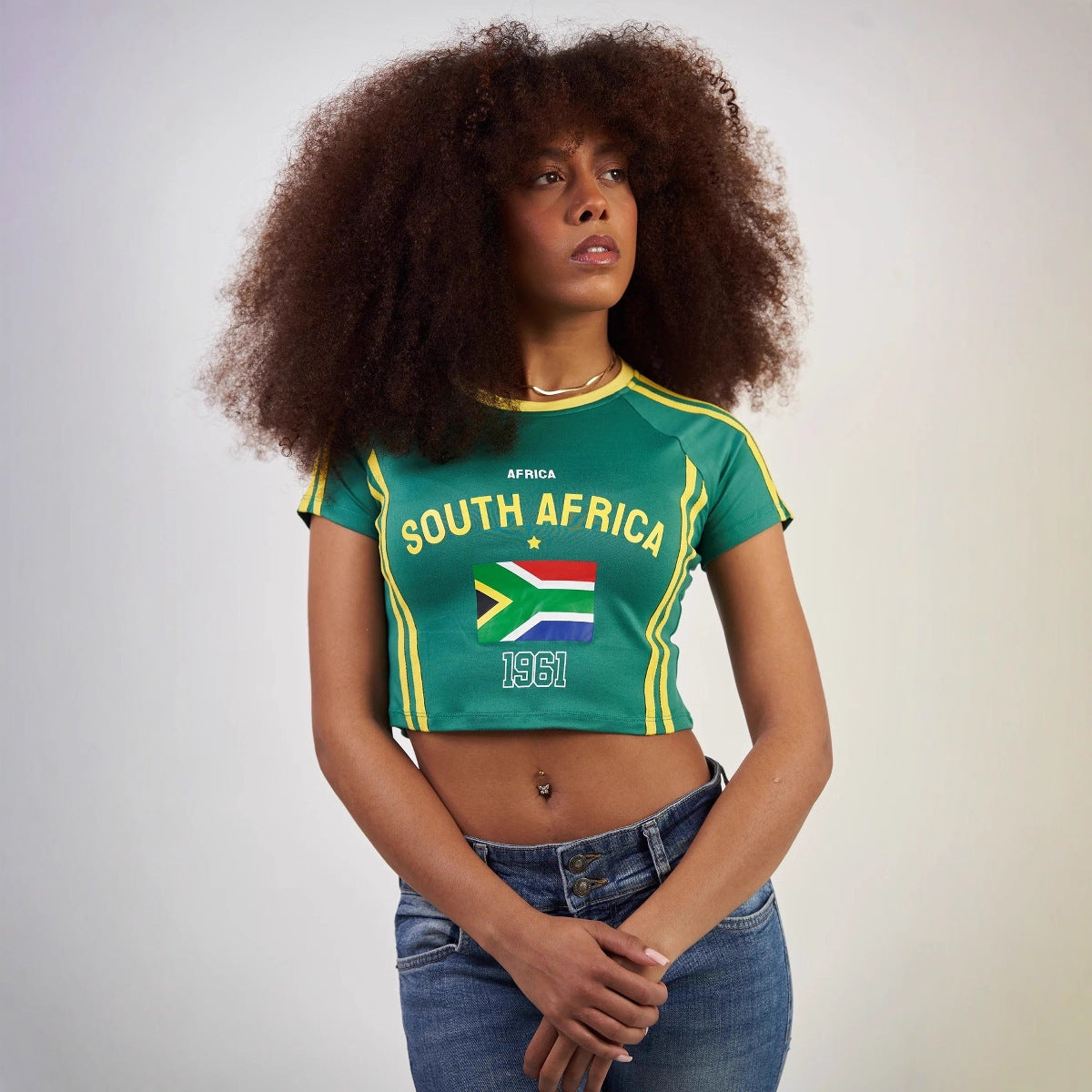 South Africa 1961 Vintage Crop Tee