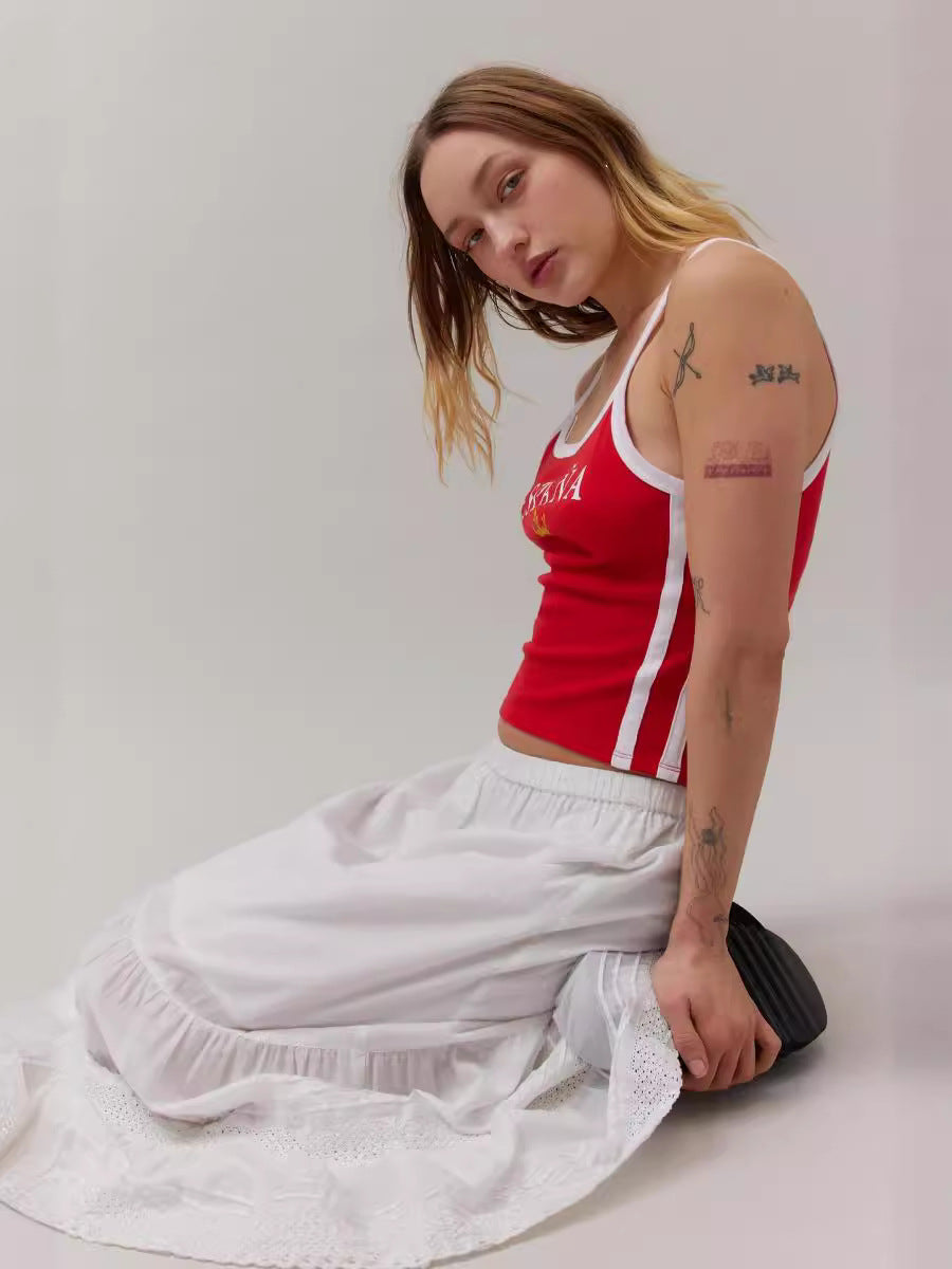 España Vintage Cami Crop Top