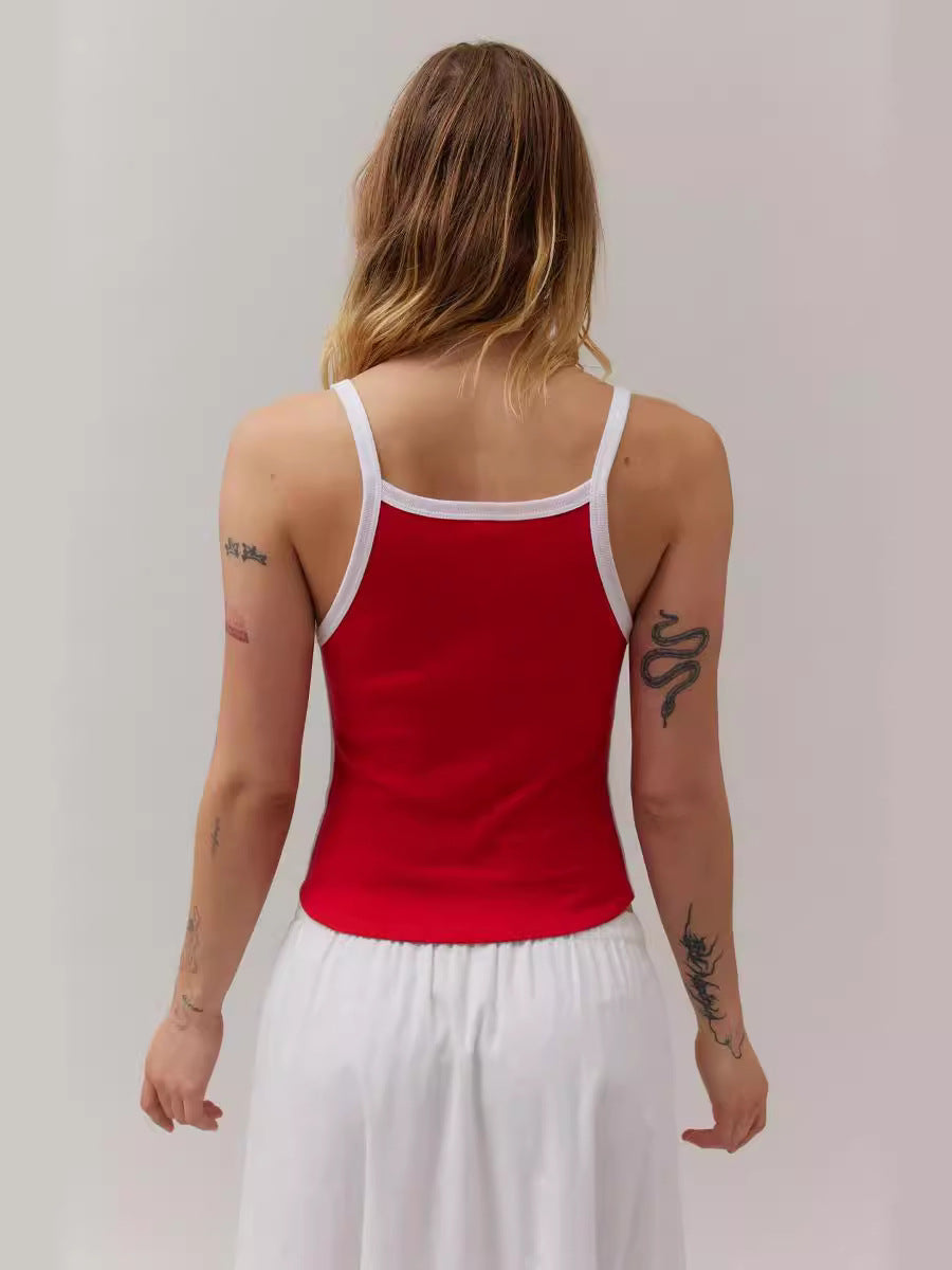 España Vintage Cami Crop Top