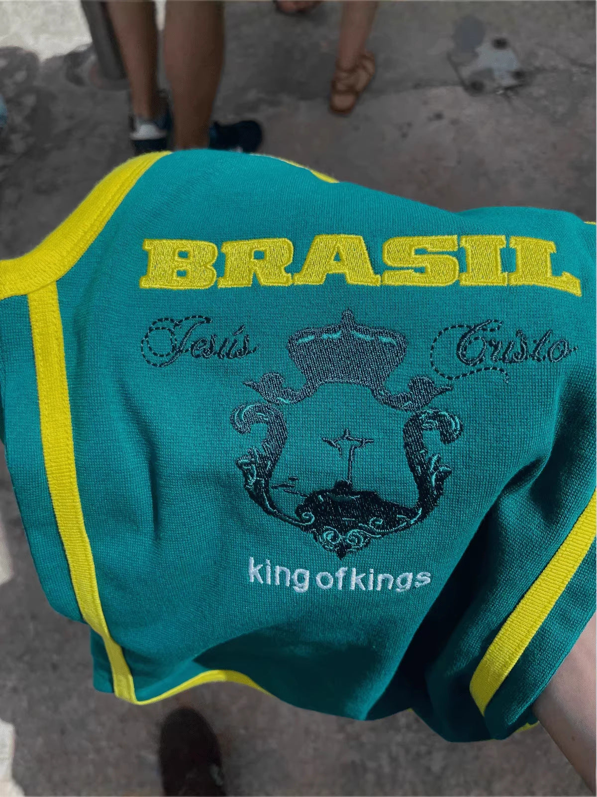 Brazil Vintage Ringer Tank Top