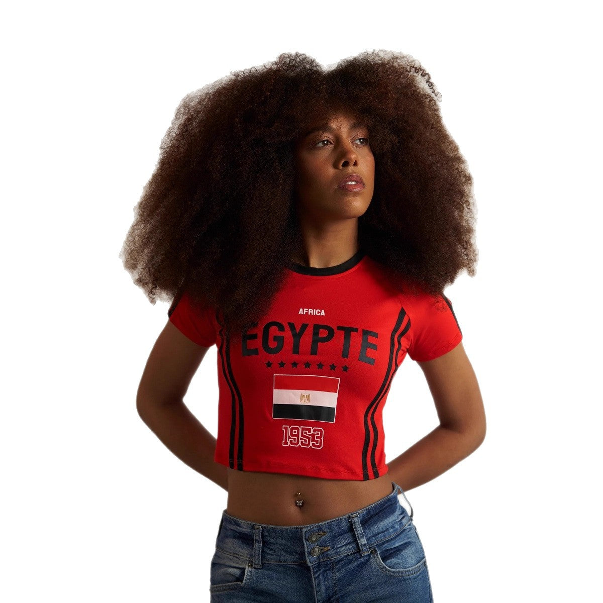 Egypt 1953 Vintage Crop Tee