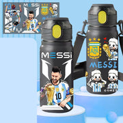 Messi Insulated Sports Water Bottle with Straw Lid