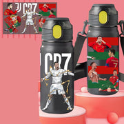 Cristiano Ronaldo Insulated Sports Water Bottle with Straw Lid