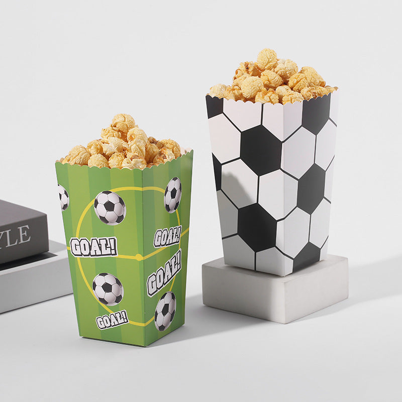 Fodbold popcornboks – flere muligheder