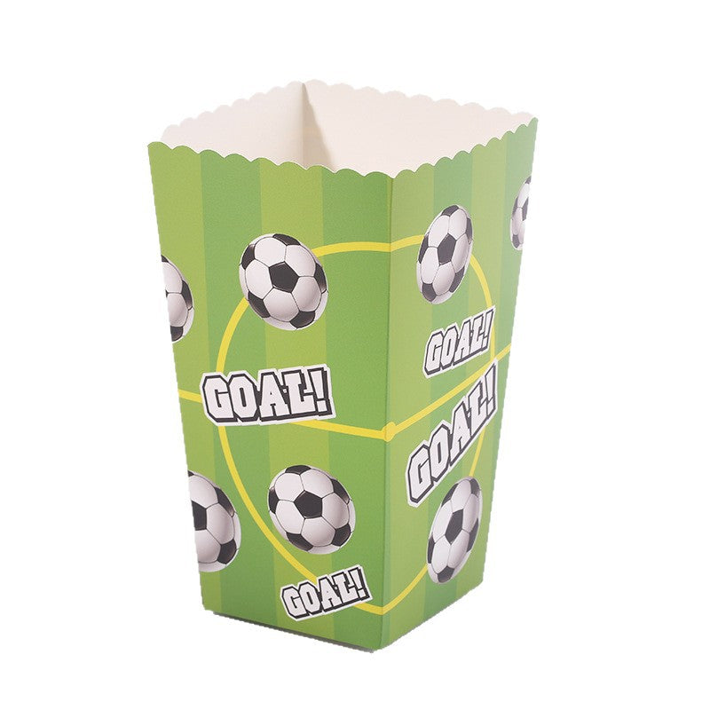 Fodbold popcornboks – flere muligheder