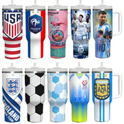 Football handle tumbler - multiple options