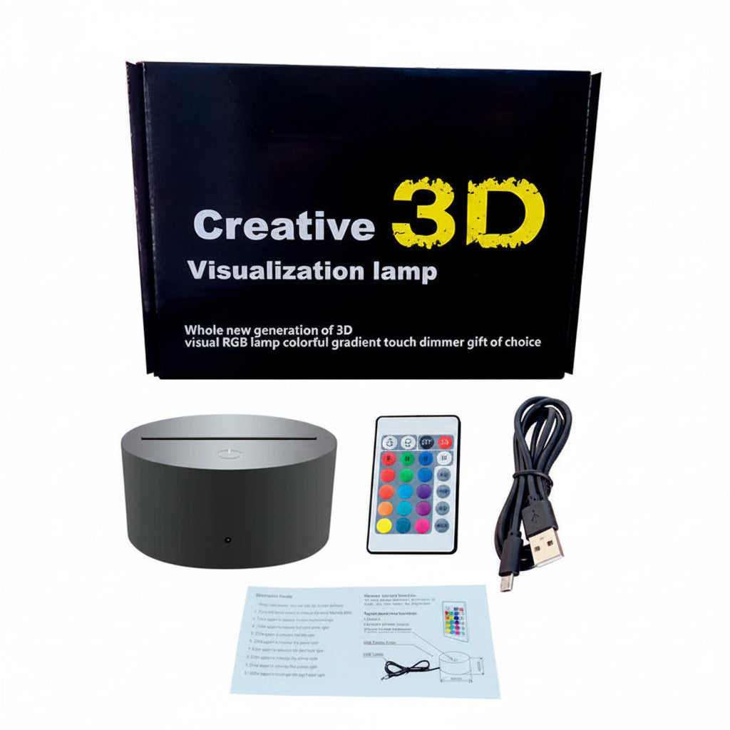 Ronaldo 3D Illusion Lamp – Multiple Variants