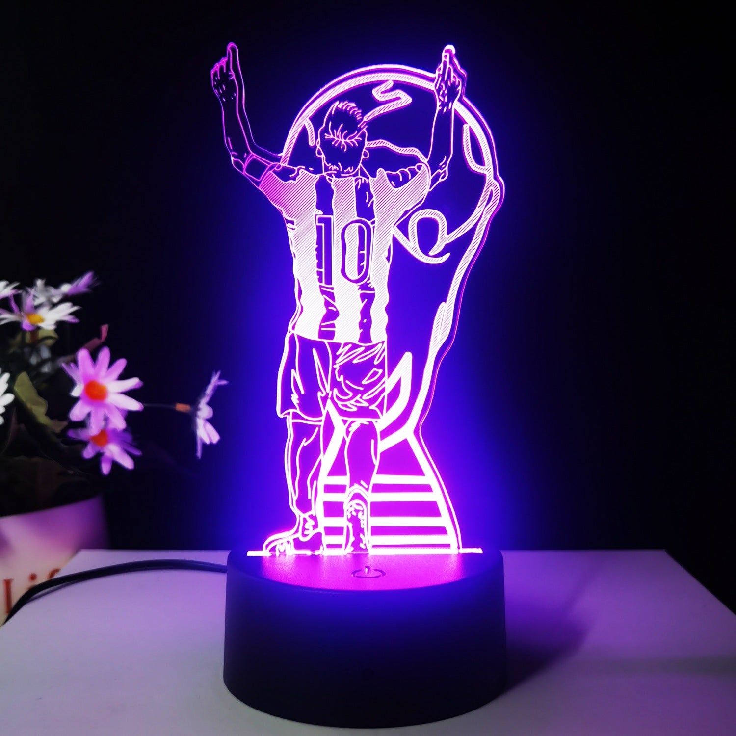 Lionel Messi 3D Illusion Lamp – Multiple Variants