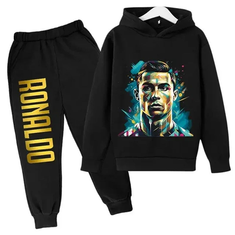 Cristiano Ronaldo Style Kids’ Tracksuit Set – Multiple Colours