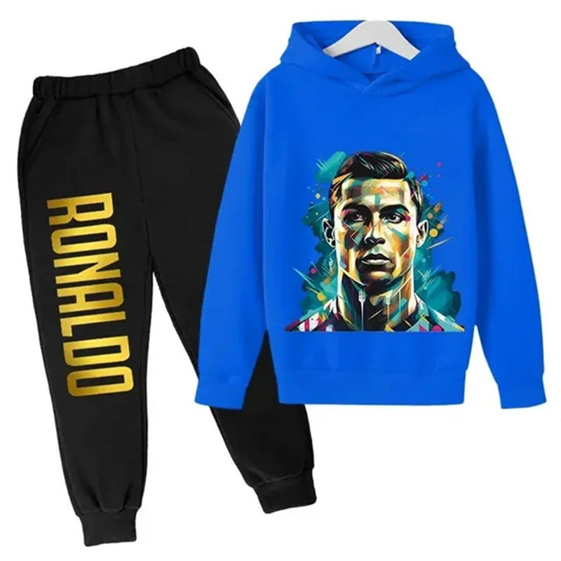 Cristiano Ronaldo Style Kids’ Tracksuit Set – Multiple Colours