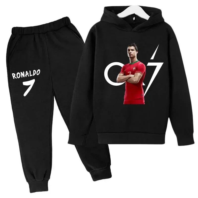 Kids’ Cristiano Ronaldo Tracksuit Set – Multiple Variants