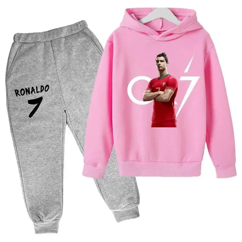 Kids’ Cristiano Ronaldo Tracksuit Set – Multiple Variants