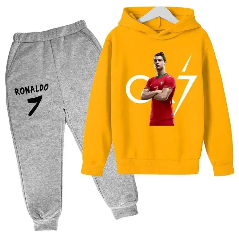 Kids’ Cristiano Ronaldo Tracksuit Set – Multiple Variants