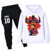 Lionel Messi Barcelona Design Kids’ Tracksuit Set – Multiple Colors