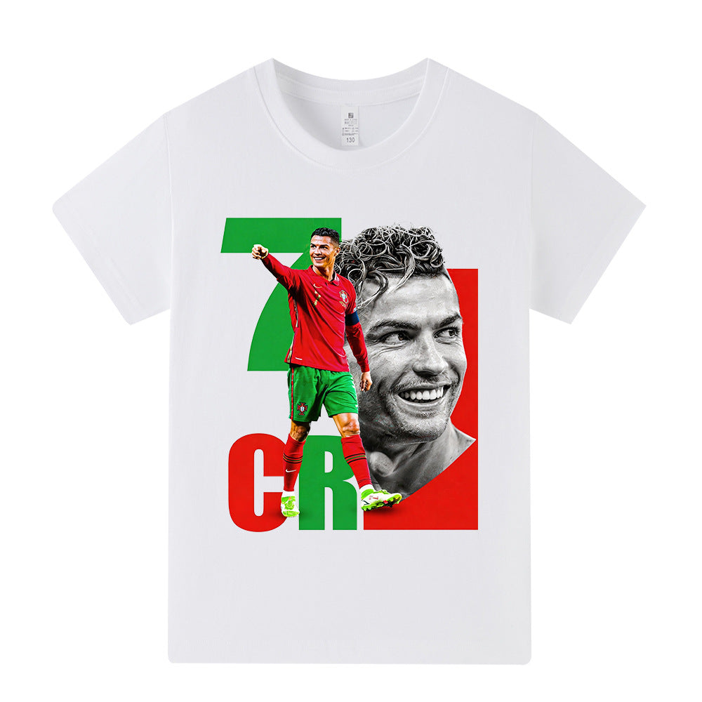 キッズ用クリスティアーノ・ロナウド ポルトガル代表サッカーTシャツ