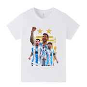 Messi Argetina Kids’ Football Design T-Shirt - Multiple Variants