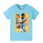Maglietta stile calcio per bambini Lionel Messi Argentina - Varianti multiple