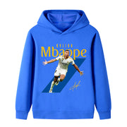 Felpa con cappuccio per bambini con design Mbappé calcio – Varianti multiple