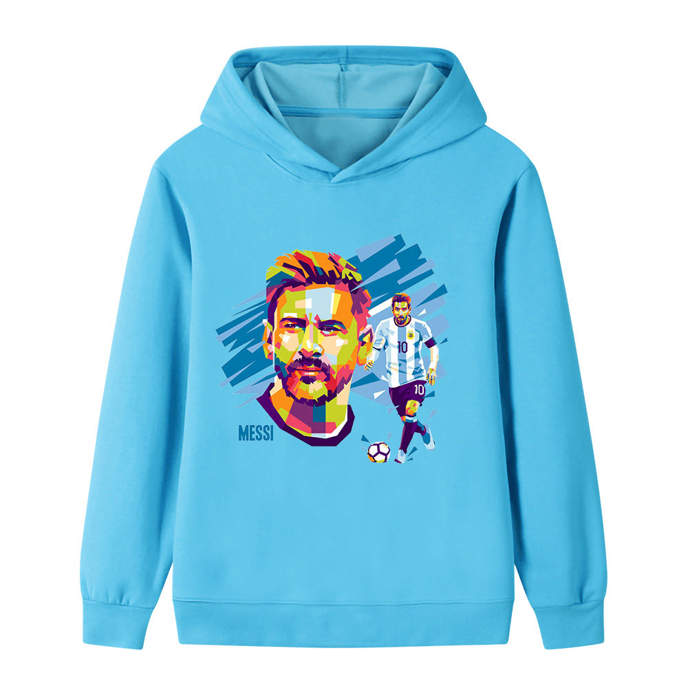 Hanorac stil fotbal pentru copii Lionel Messi Argentina - Culori multiple