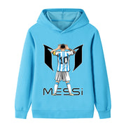 Felpa con cappuccio da calcio per bambini Lionel Messi – Varianti multiple