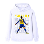 Kids’ Ronaldo Siuuu Football Design Hoodie – Multiple Variants