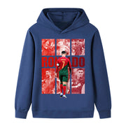 Ronaldo Portugal-stil barnefotballgenser med hette - Flere varianter