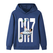 Felpa con cappuccio stile calcio Ronaldo per bambini – Varianti multiple