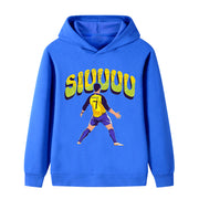 Felpa con cappuccio da calcio per bambini Cristiano Ronaldo Siuuu – Varianti multiple