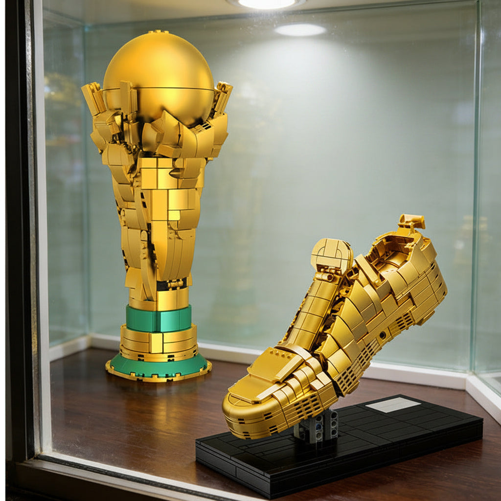 World Football Champion Trophy Building Blocks Set - Multiple Options