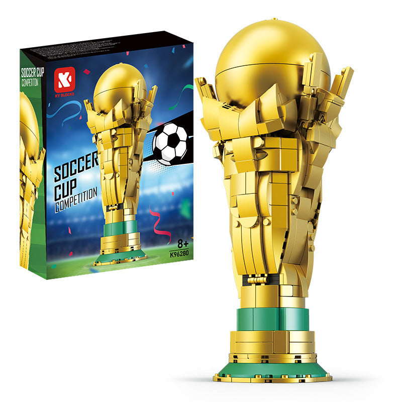 World Football Champion Trophy Building Blocks Set - Multiple Options