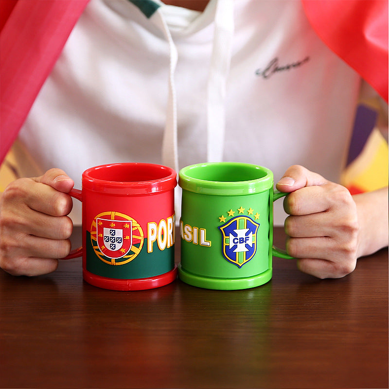 Fotballfan-kopp - Nasjonalt lagflaggdesign - Flere valg
