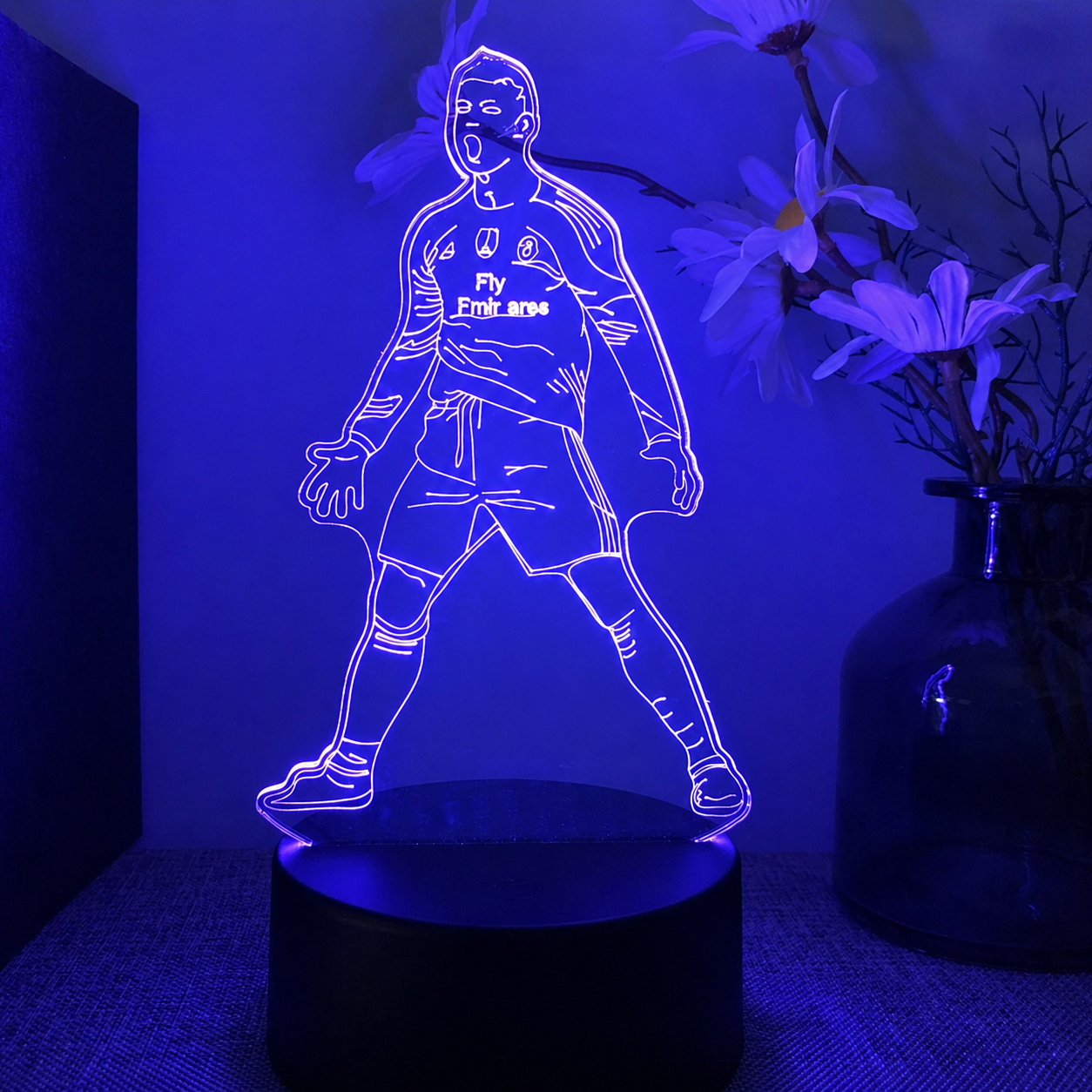 Ronaldo 3D Illusion Lamp – Multiple Variants