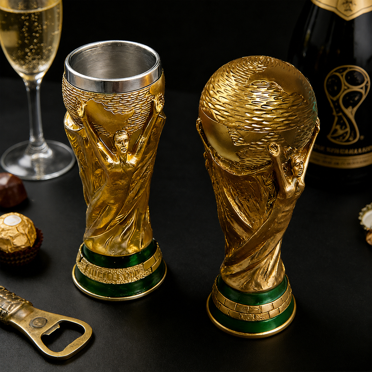 World Football Champion Trophy Cup – Stainless Steel Beer Mug