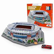3D-pappersfotbollsarenapusselmodell – Emirates Stadium