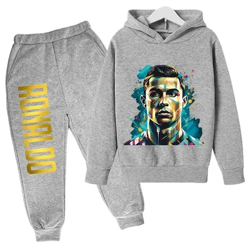 Cristiano Ronaldo Style Kids’ Tracksuit Set – Multiple Colours