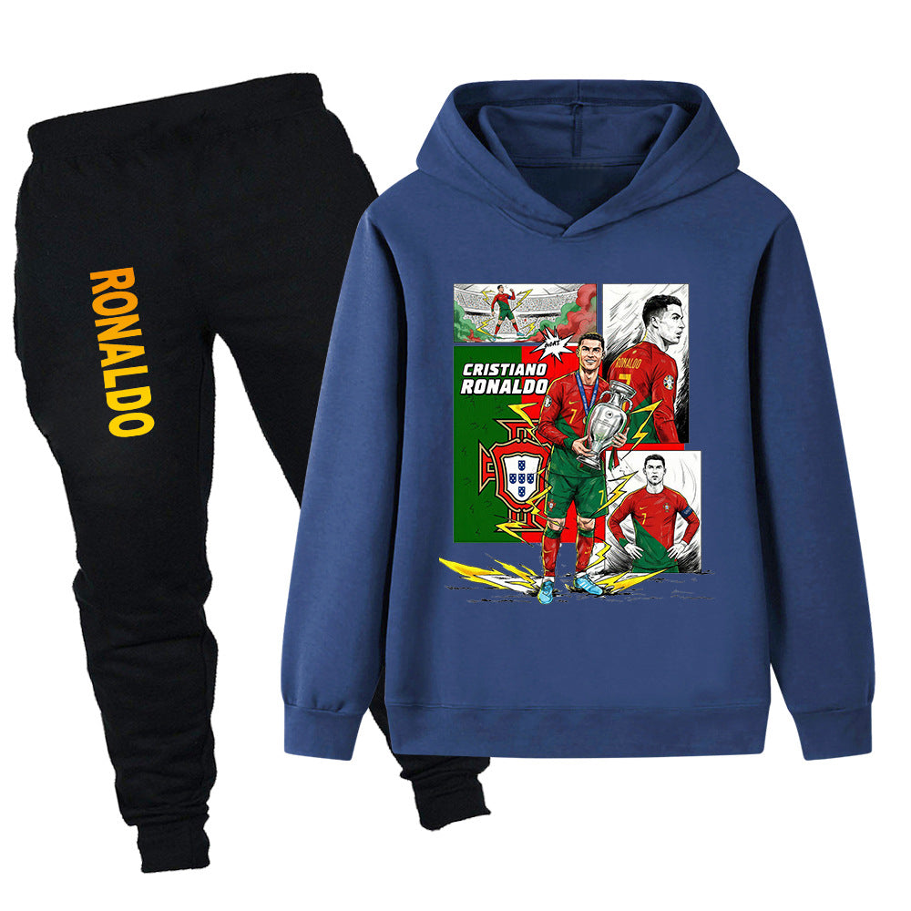 Cristiano Ronaldo Portugal Design Kids’ Tracksuit Set – Multiple Colors