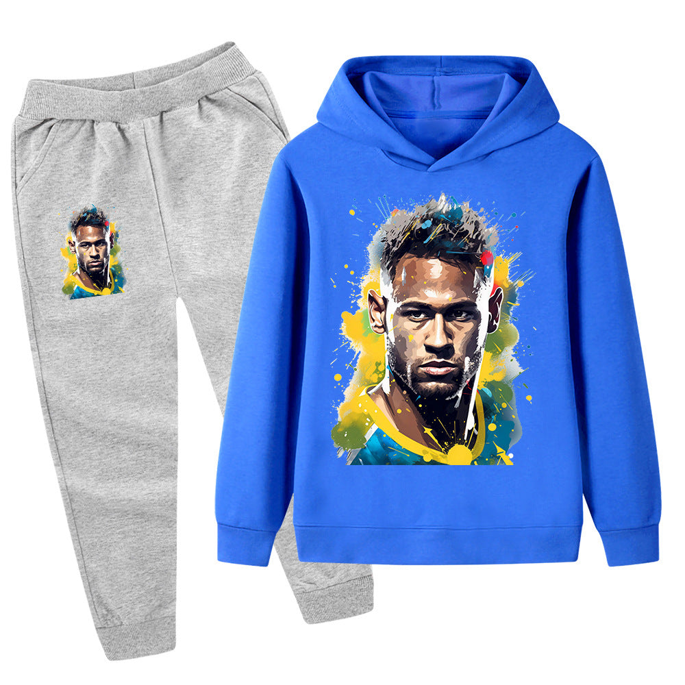 Neymar Design Kids’ Tracksuit Set – Multiple Colors