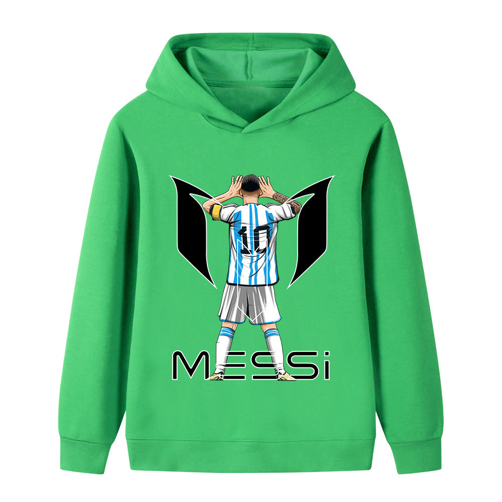 Felpa con cappuccio da calcio per bambini Lionel Messi – Varianti multiple
