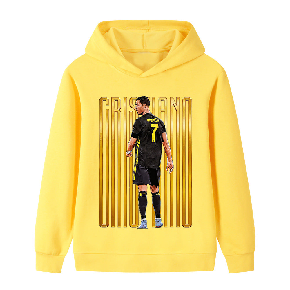Felpa con cappuccio da calcio per bambini Ronaldo – Varianti multiple