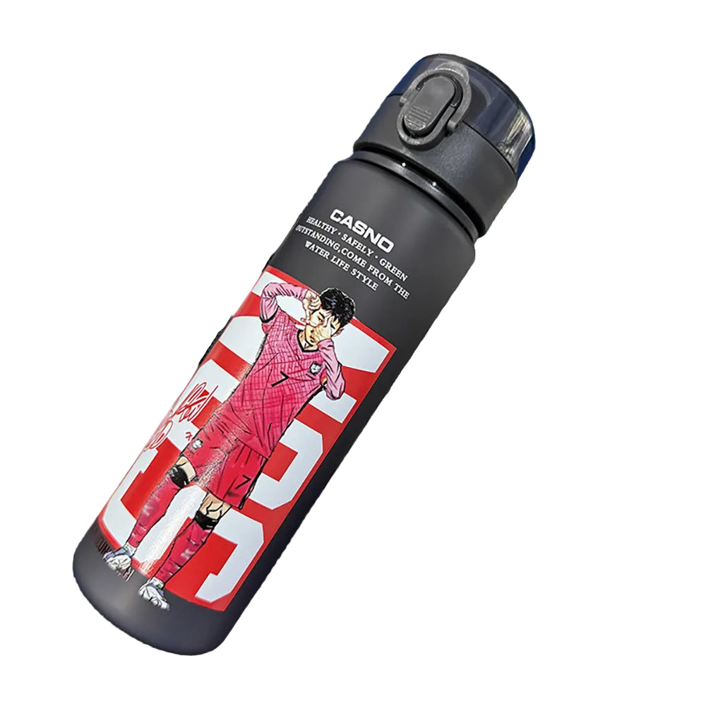 Ronaldo Messi sports frosted water bottle - multiple options