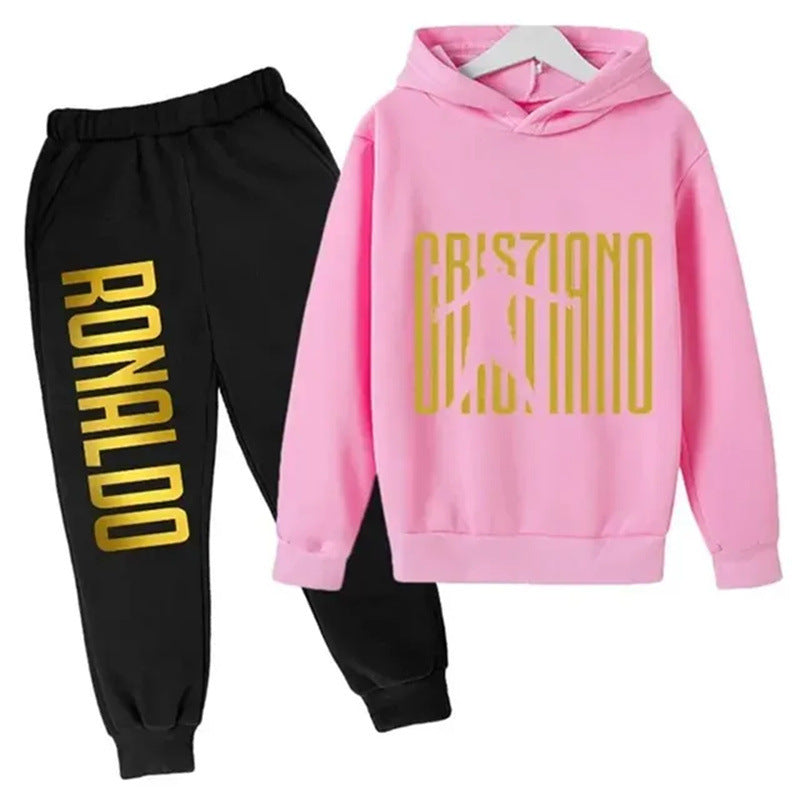 Kids’ Cristiano Ronaldo Tracksuit Set – Multiple Colours