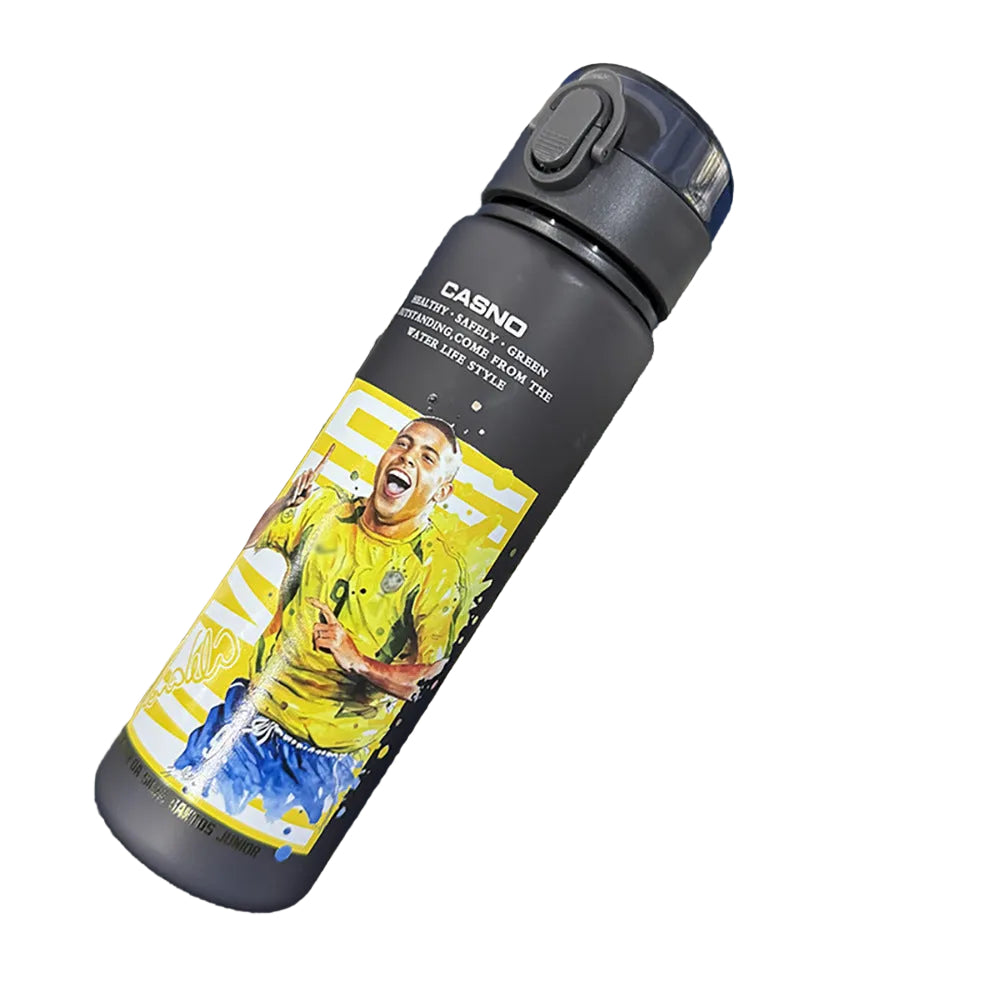 Ronaldo Messi sports frosted water bottle - multiple options