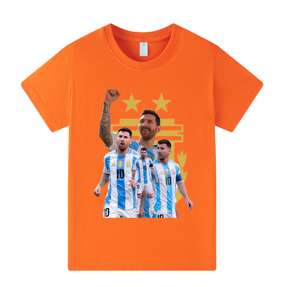 Messi Argetina Kids’ Football Design T-Shirt - Multiple Variants