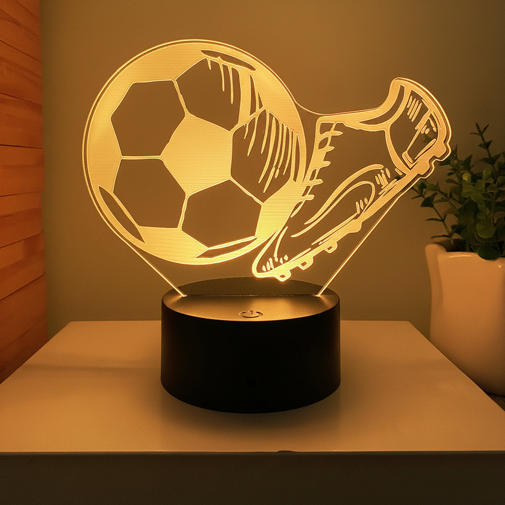 Football 3D Illusion LED Lamp