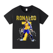 Ronaldo Al Nassr Style Kids’ Football T-Shirt - Multiple Variants