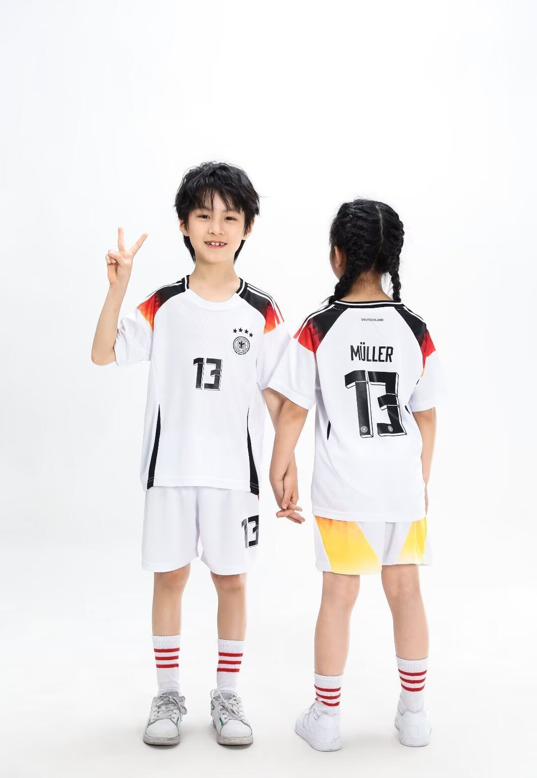 Kids’ Football Jersey & Shorts Set Germany - Müller