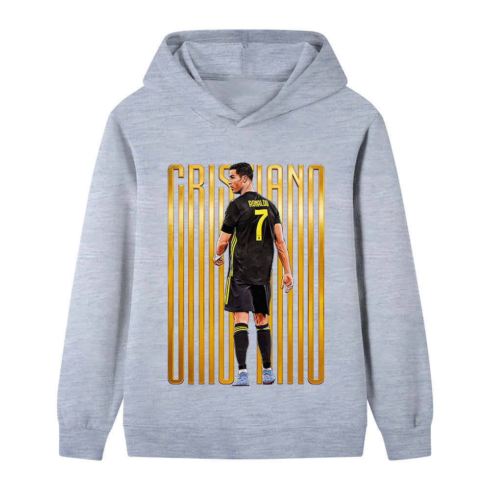 Felpa con cappuccio da calcio per bambini Ronaldo – Varianti multiple