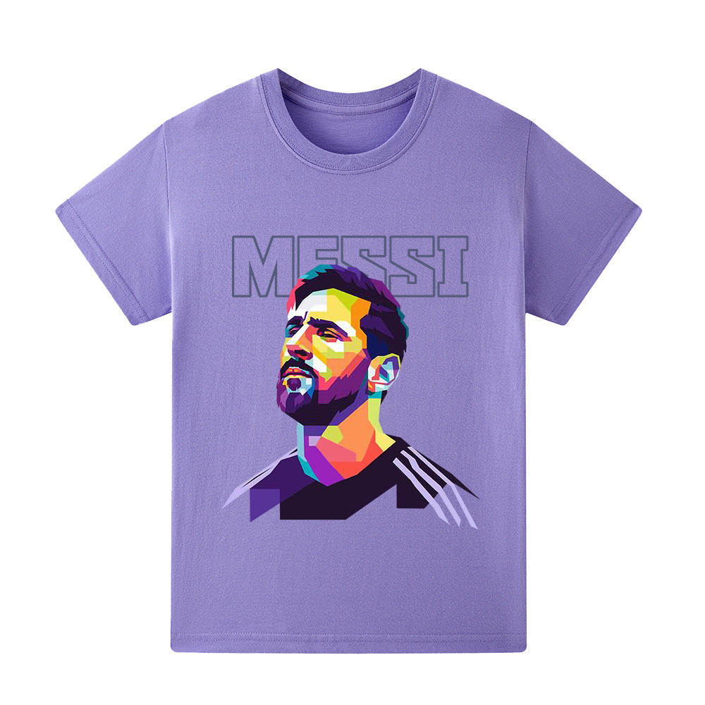 Maglietta da calcio per bambini con design Messi – Varianti multiple