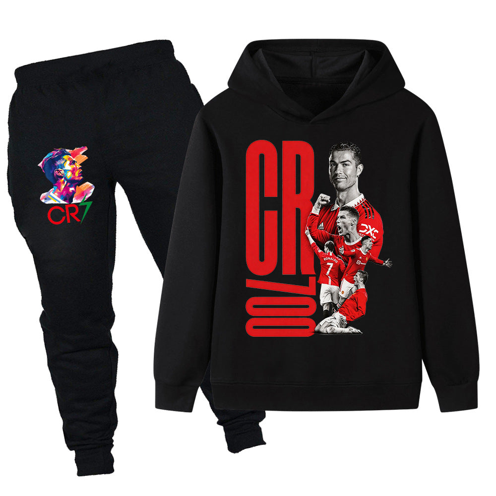 Cristiano Ronaldo Manchester United Kids’ Tracksuit Set – Multiple Colors