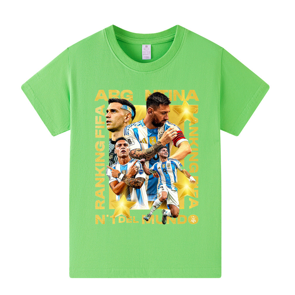 Maglietta stile calcio per bambini Lionel Messi Argentina - Varianti multiple